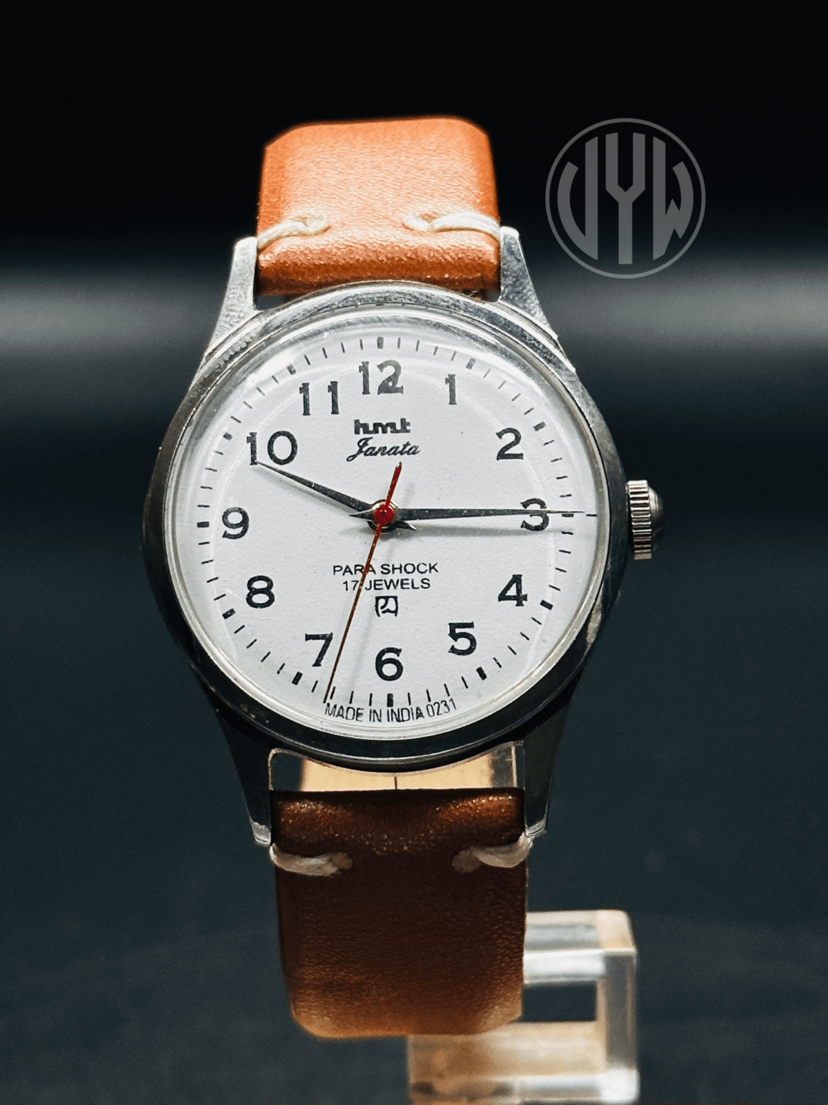 Rare Vintage HMT Janata White  Dial Hand Winding {Hand winding} Men’s Watch Movement 17 Jewels