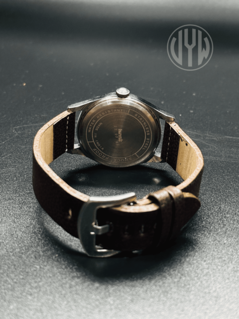 Rare Vintage HMT Arabic Janata White Dial Hand Winding {Hand winding} Men's Watch Movement 17 Jewels - Image 6