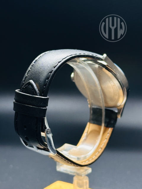 Vintage HMT Pilot Watch Blue Dial Hand Winding {self winding} Men's Watch Movement 17 jewels - Image 2