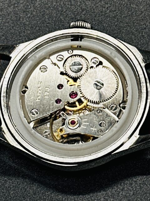 Rare Vintage HMT Pilot Watch Blue Dial Hand Winding {Hand winding} Men's Watch Movement 17 Jewels - Image 8